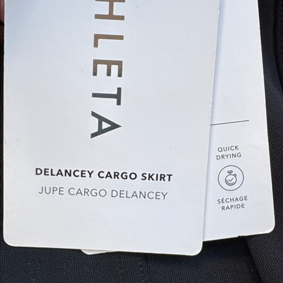 NWT Athleta Delancey Cargo Black Skirt Sz 3X - Picture 6 of 7